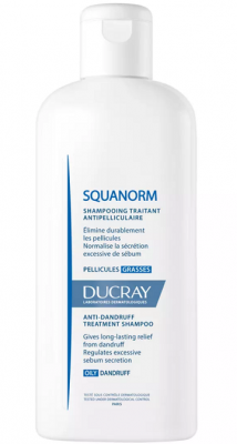 Купить дюкрэ скванорм (ducray squanorm) шампунь от жирной перхоти 200мл в Бору