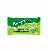 Купить pamperino (памперино) салфетки влажные детские мини, 15 шт в Бору