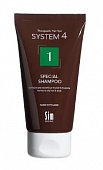 Купить система 4 (system 4), шампунь для волос терапевтический №1 для нормальных и жирных волос, 75мл в Бору