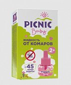Купить пикник (picnic) baby жидкость от комаров 45 ночей, 30мл в Бору
