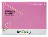 Купить imokey (имокей) фолиевая кислота с витаминами в6, в12, таблетки 50шт бад в Бору
