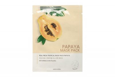 Купить джунгнани (jungnani) маска тканевая для лица папайа real fresh tropical 25мл в Бору