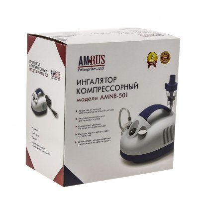 Купить ингалятор компрессорный amnb-501 компактный в Бору