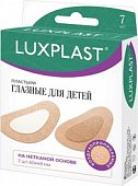 Купить luxplast (люкспласт) пластырь глазной детский нетканевая основа 60 х 48мм, 7 шт в Бору