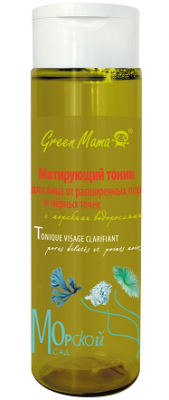 Купить green mama (грин мама) тоник для лица матирующий морские водоросли, 200мл в Бору