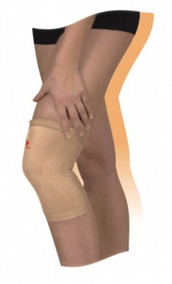 Купить бинт медицинский эластичный трубчатый для фиксации коленного сустава размер 3, бежевый (арт 9605-02) в Бору