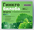 Купить гинкго билоба+глицин+витамин в6 bioforte, капсулы массой 240мг 30шт бад в Бору