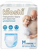 Купить kioshi (киоши) подгузники-трусы для взрослых бумажные, размер m 10 шт в Бору