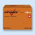 Купить апроваск, таблетки, покрытые пленочной оболочкой 10мг+300мг, 28 шт в Бору