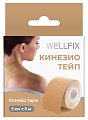 Купить бинт кинезио тейп веллфикс (wellfix) 5х5см бежевый в Бору