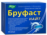 Купить бруфаст найт, капсулы 25мг+200мг 20шт в Бору