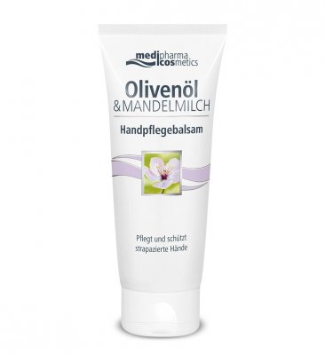 Купить медифарма косметик (medipharma cosmetics) olivenol бальзам для рук с миндальным маслом, 100мл в Бору