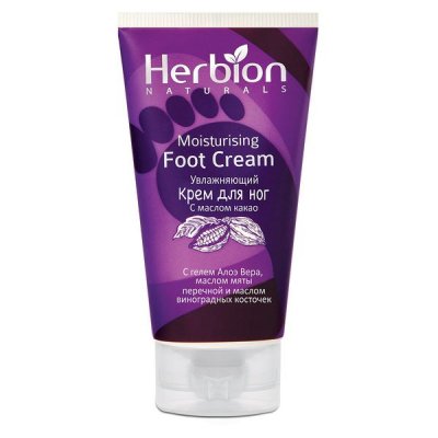 Купить herbion (хербион) крем для ног с маслом какао, 100мл в Бору