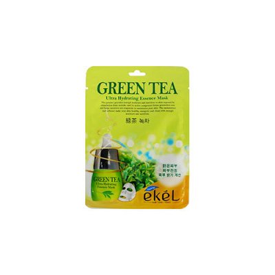 Купить экель маска д/лица ткан. зеленый чай, 25г в Бору