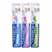 Купить curaprox (курапрокс) зубная щетка детская с гуммированной ручкой curaprox curakid 4260, 1 шт в Бору