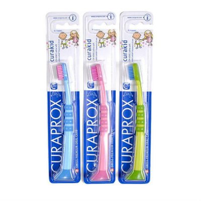 Купить curaprox (курапрокс) зубная щетка детская с гуммированной ручкой curaprox curakid 4260, 1 шт в Бору