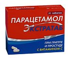 Купить парацетамол экстратаб, таблетки 500мг+150мг, 20 шт в Бору