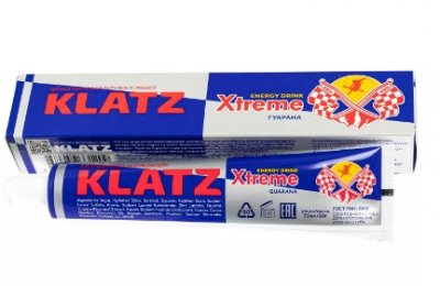 Купить klatz (клатц) зубная паста xtreme energy drink гуарана, 75мл в Бору