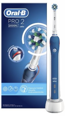 Купить oral-b (орал-би) электрическая зубная щетка pro 2000/ d205232m crossaction, 1 шт в Бору