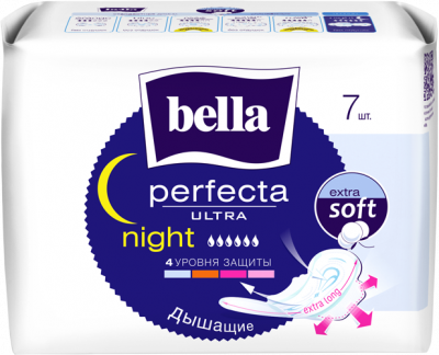 Купить bella (белла) прокладки perfecta ultra night extra soft 7 шт в Бору