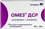 Купить омез дср, капсулы с модифицированным высвобождением 30мг+20мг, 30 шт в Бору