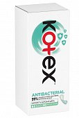 Купить котекс (kotex) прокладки ежедневные антибактериальны экстра тонкие, 20 шт в Бору