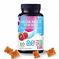 Купить livs (ливс) комплекс мега мультивитамин для детей, пастилки жевательные малина 60шт бад в Бору
