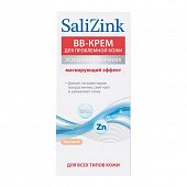 Купить salizink (салицинк), вв-крем с тонирующим эффектом для проблемной кожи всех типов, 50 мл тон 02 бежевый в Бору