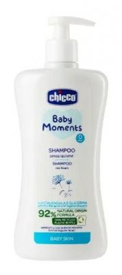Купить chicco baby moments (чикко) шампунь без слез для новорожденных, 500мл в Бору