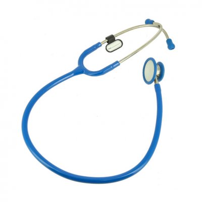 Купить стетоскоп amrus (амрус) 04-ам420 delux медицинский двухсторонний терапевтический, синий в Бору