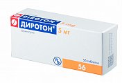 Купить диротон, таблетки 5мг, 56 шт в Бору