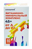 Купить витаминно-минеральный комплекс 45+ от а до zn консумед (consumed), таблетки 750мг, 60 шт бад в Бору