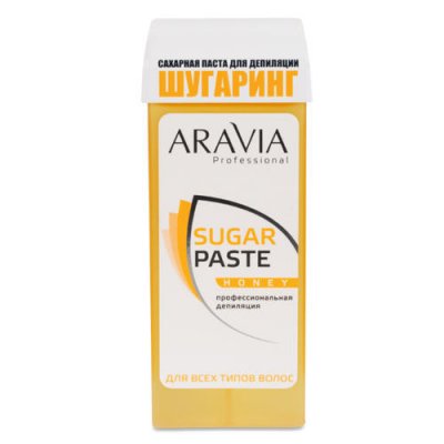 Купить aravia (аравиа) паста сахарная для депиляции очень мягкой консистенции медовая картридж 150г в Бору