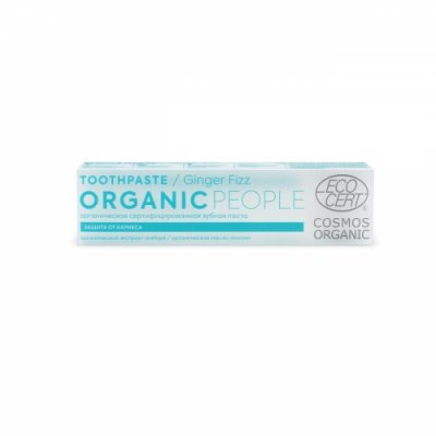 Купить organic people (органик) зубная паста имбирная шипучка 85 г в Бору