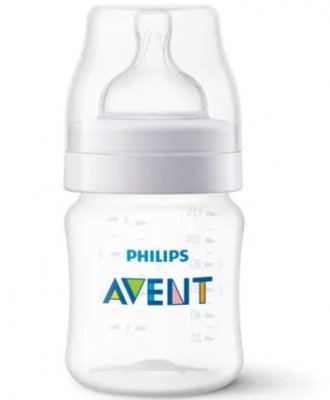 Купить avent (авент) бутылочка для кормления с рождения anti-colic с клапаном airfree 125 мл 1 шт (scy100/01) в Бору