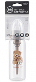 Купить happy baby (хеппи беби) бутылочка для кормления с силиконовой соской антиколиковая стандартное горло 0+ 250 мл, мишка в Бору