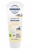 Купить sanosan baby (саносан) крем солнцезащитный детский, 75 мл spf50 в Бору