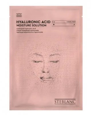 Купить steblanc (стебланк) маска для лица тканевая увлажняющая гиалуроновая кислота, 1 шт  в Бору