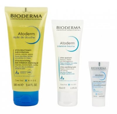 Купить bioderma atoderm (биодерма) набор для лица и тела: комплекс для ухода за атопичной кожей в Бору