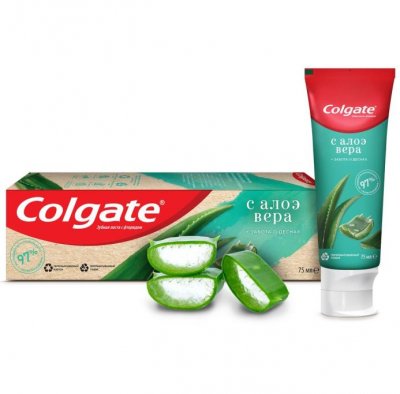 Купить колгейт (colgate) зубная паста забота о деснах с алоэ вера, 75мл в Бору
