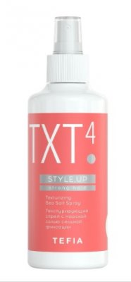 Купить тефиа (tefia) syle up спрей текстурный для волос сильной фиксации морская соль, 250мл в Бору