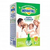 Купить mosquitall (москитолл) защита для взрослых жидкость к фумигатору 60ночей 30 мл в Бору