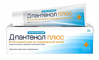 Купить д-пантенол плюс крем для наружного применения антисептический, туба 30г в Бору