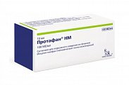 Купить протафан нm, суспензия для подкожного введения 100 ме/мл, флакон 10мл, 1 шт в Бору