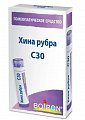 Купить хина рубра с30, гомеопатический монокомпонентный препарат растительного происхождения, гранулы гомеопатические 4 гр  в Бору