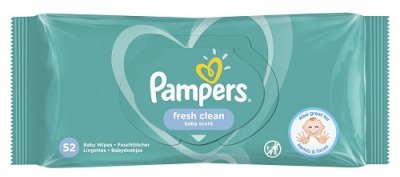 Купить pampers baby fresh clean (памперс) салфетки влажные, 52шт в Бору