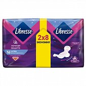 Купить libresse (либресс) прокладки ultra ночные с мягкой поверхностью 16 шт в Бору