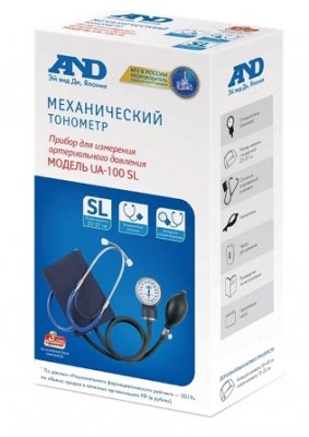 Купить тонометр механический a&d (эй энд ди) ua-100 sl, со встроенным фонендоскопом в Бору