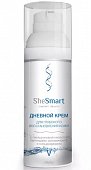 Купить shesmart (шисмарт) крем дневной для глубокого восстановления кожи с гиалуроновой кислотой, пептидами, ниацинамидом и витамином е, 50мл в Бору