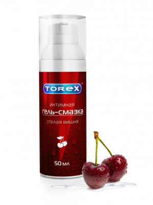 Купить torex (торекс) гель-смазка интимный спелая вишня, флакон-дозатор 50мл в Бору